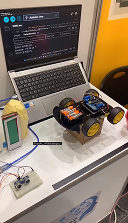 AI Expo MegaBot wheel demo